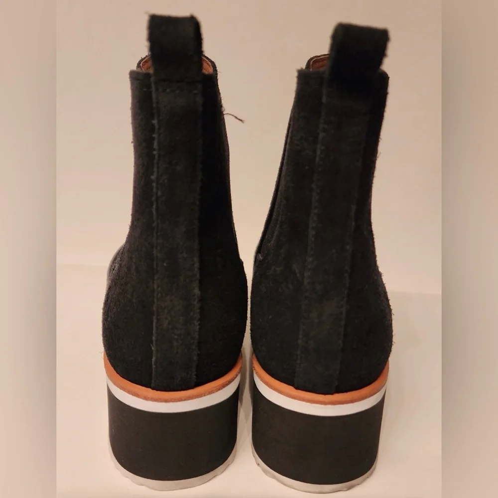 ANTONIO MELANI Brexton Platform Sneaker Ankle Bootie Women’s Black Suede Size 6M